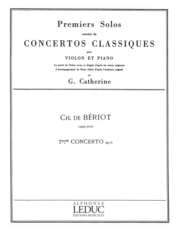 First Solos Extracted From The Classic Concertos