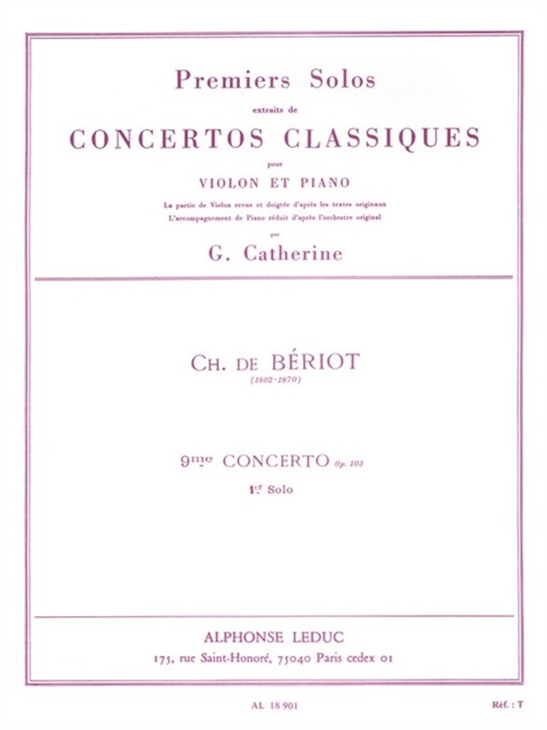 First Solos extracted from the Classic Concertos