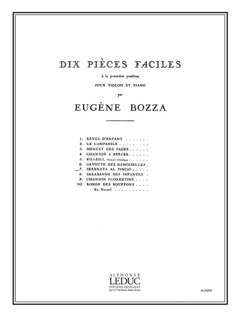 Pieces faciles No.7 - Regle de la Prosperite