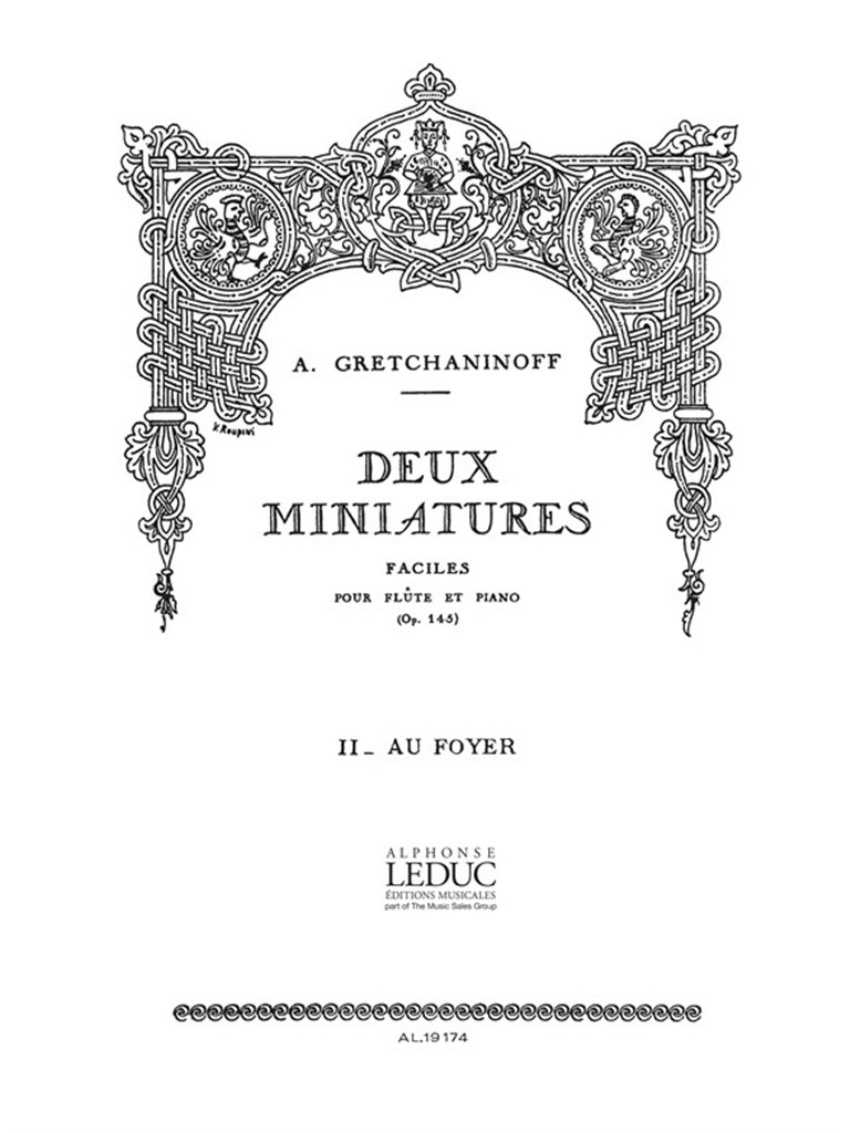 Suite miniature Op.145, No.8 - Adieux de Manon