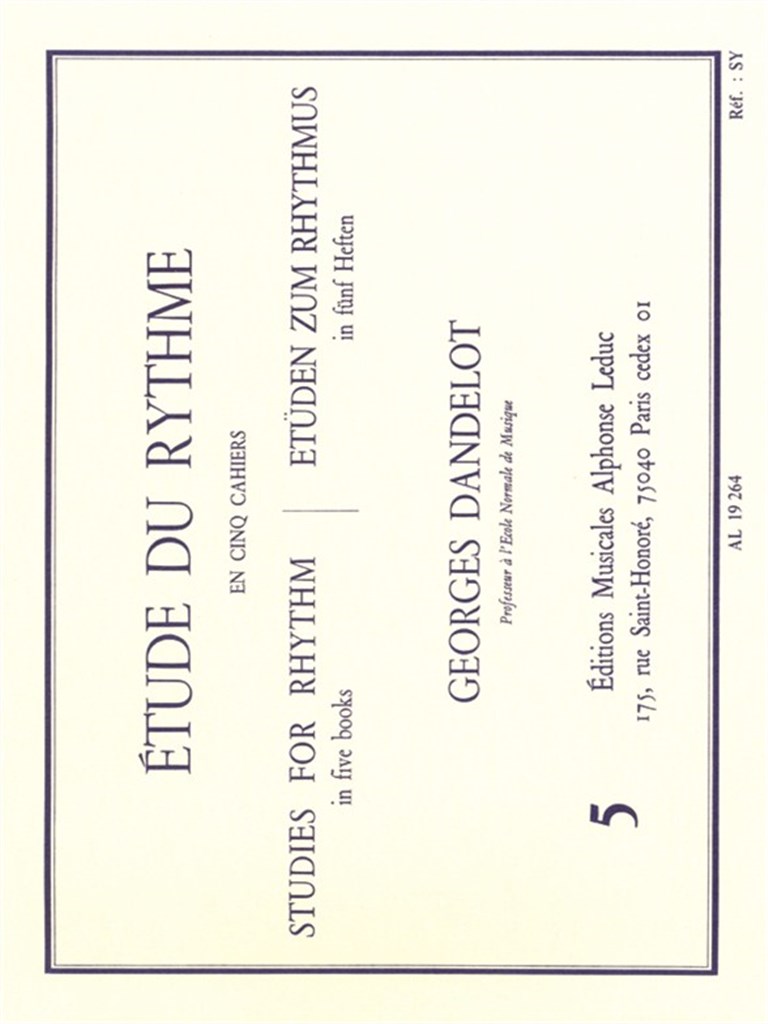 Etude du Rythme, Vol.5