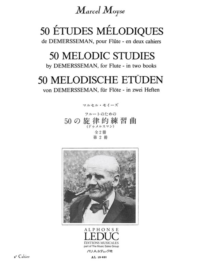 50 Melodic Studies by Demersseman, for Flute