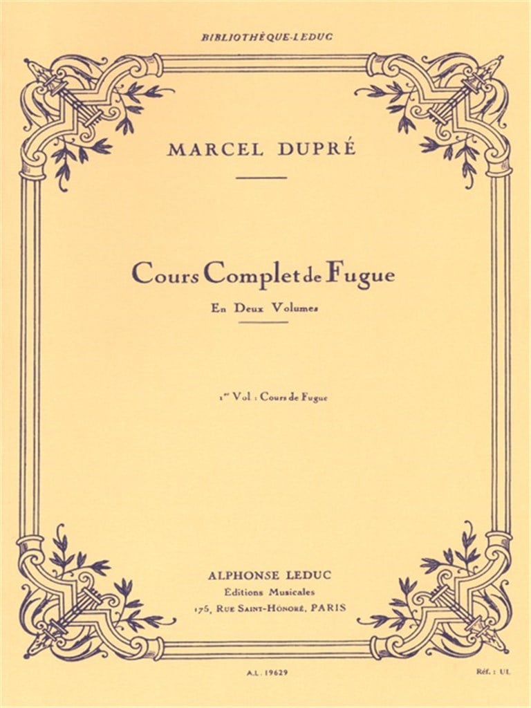 Cours complet de Fugue Vol.1