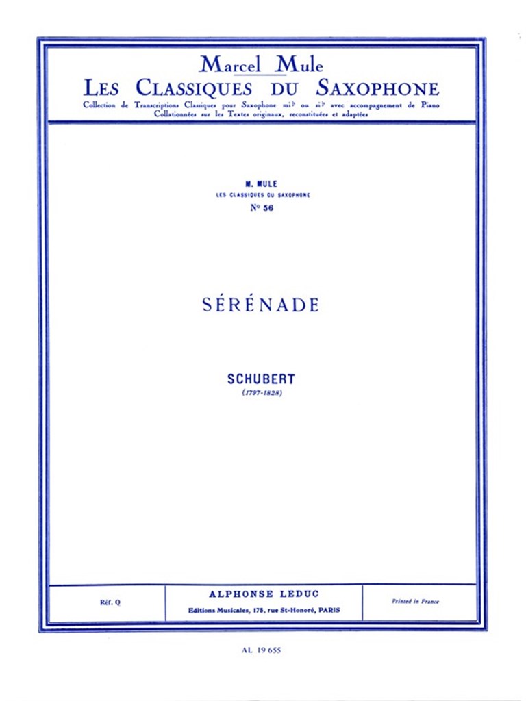 Franz Peter Schubert: Serenade