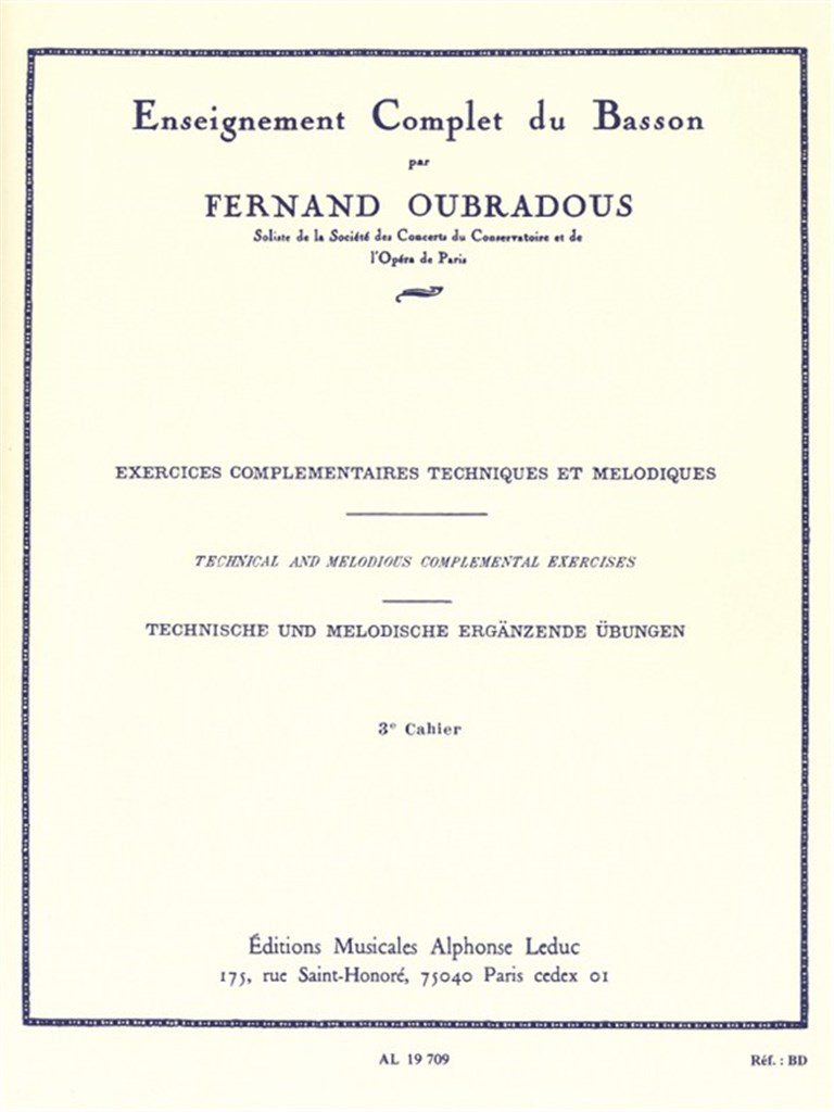 Enseignement complet Vol.3