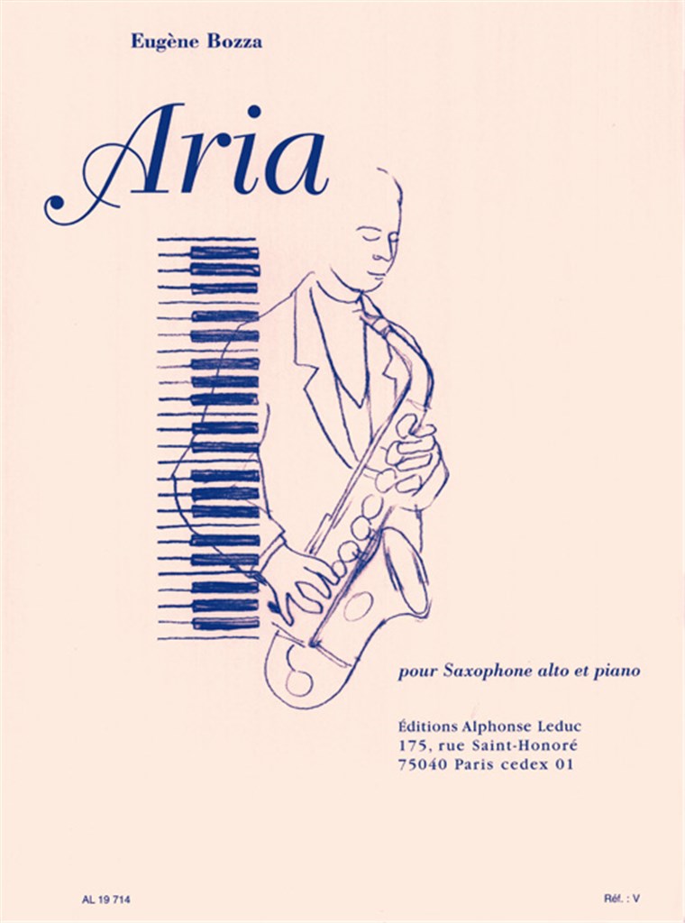 Aria for alto Saxophone - Bozza