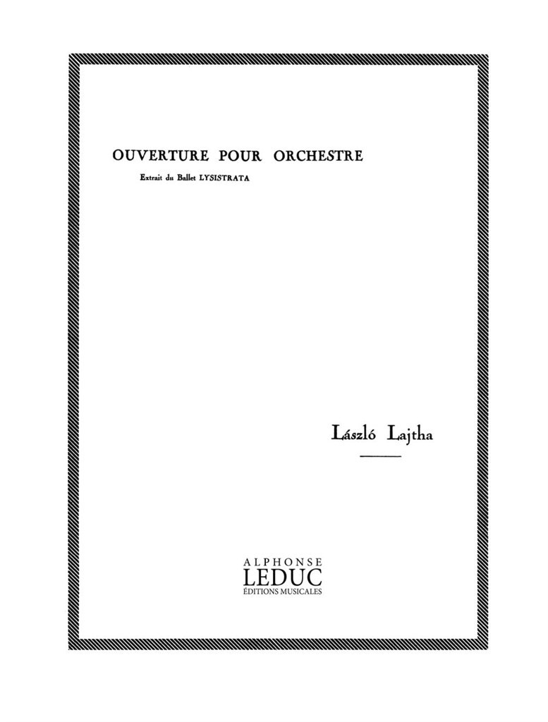 Ouverture De Lysistrata