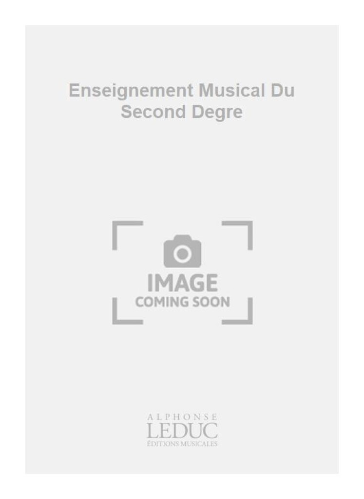 Enseignement Musical Du Second Degre