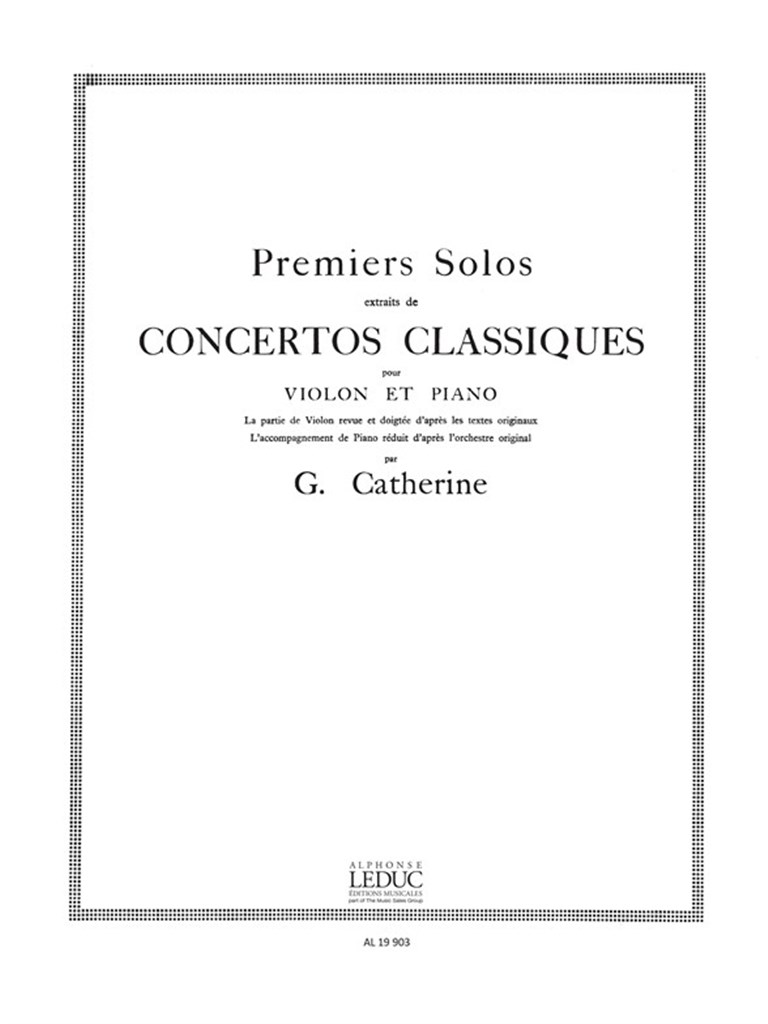 Premier Solo Extrait concerto No.9