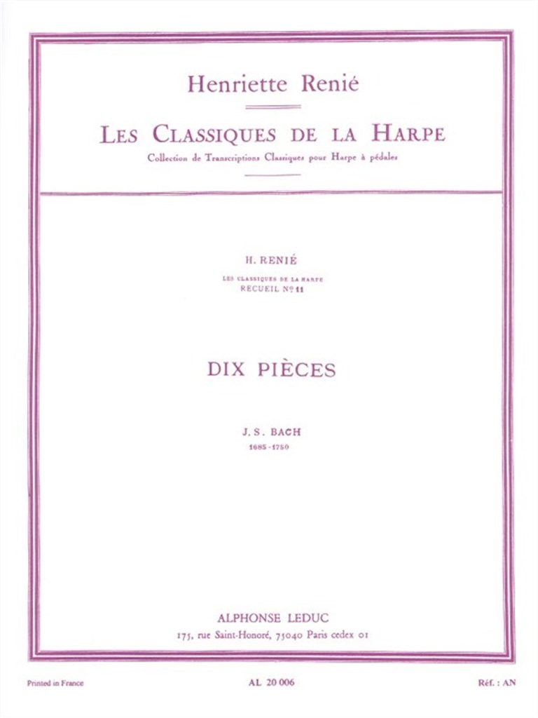 Les Classiques de la Harpe Vol.11