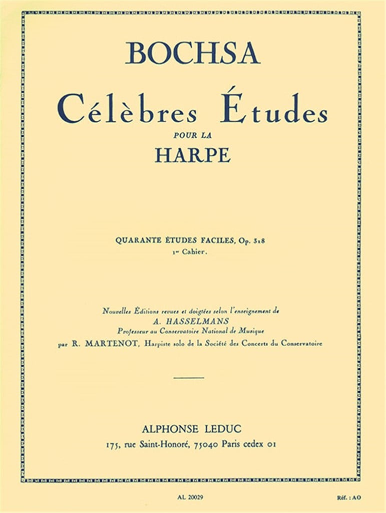 Célèbres Études pour la harpe, 1