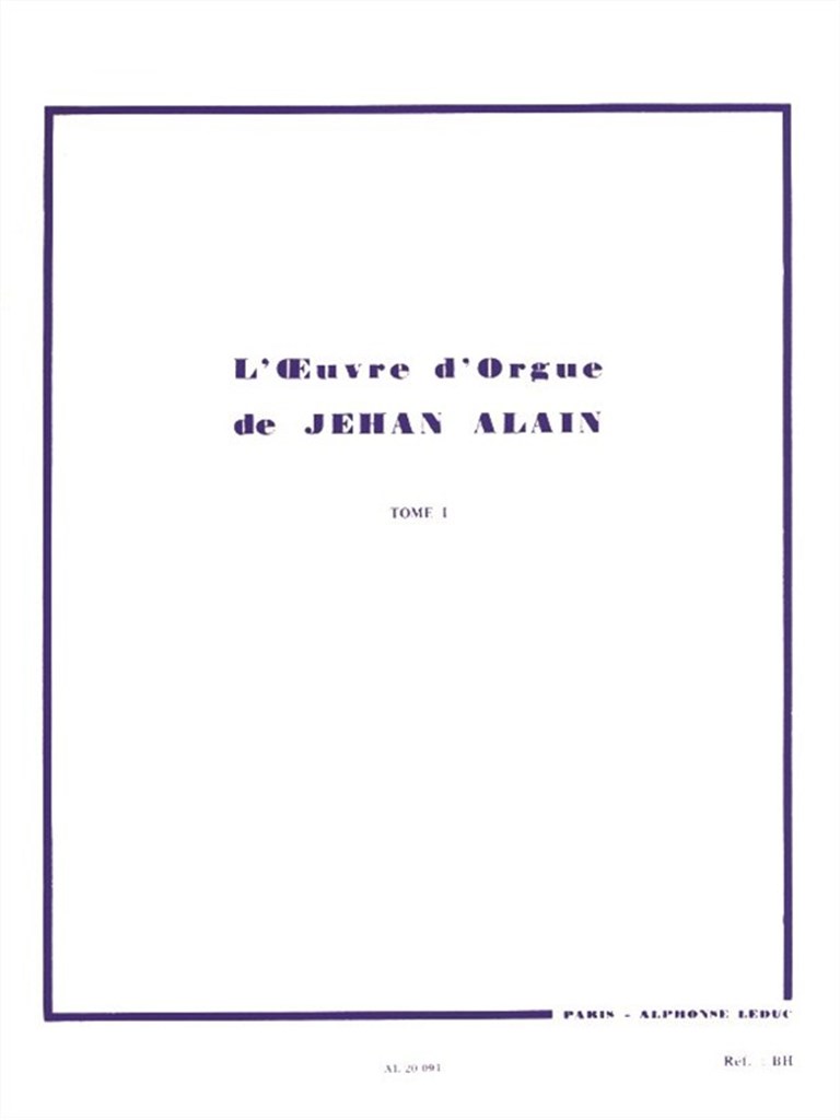 Oeuvre D'Orgue 1