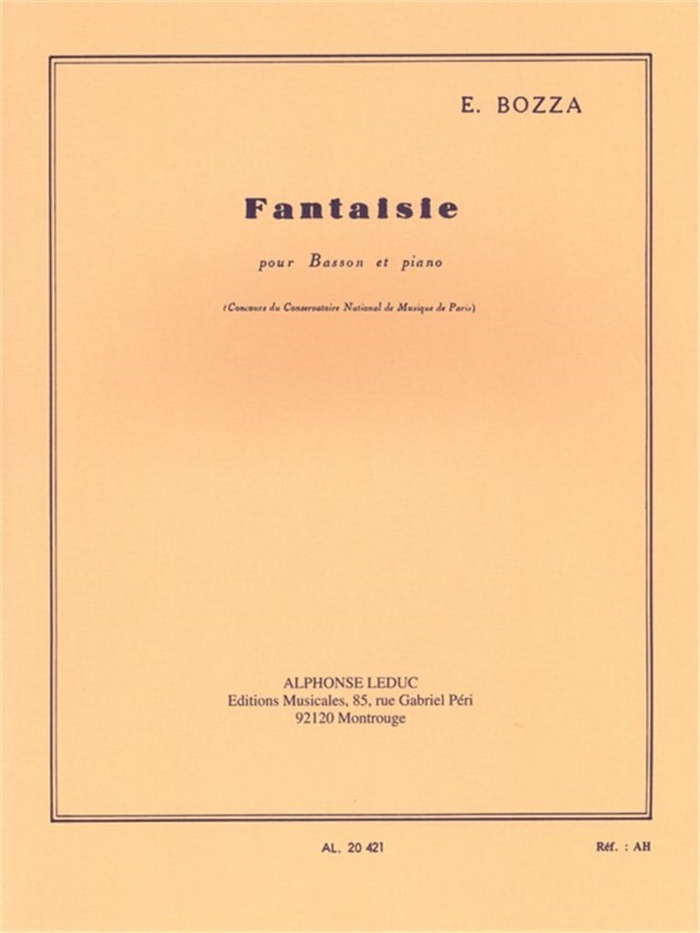 Fantasy, for Bassoon and Piano