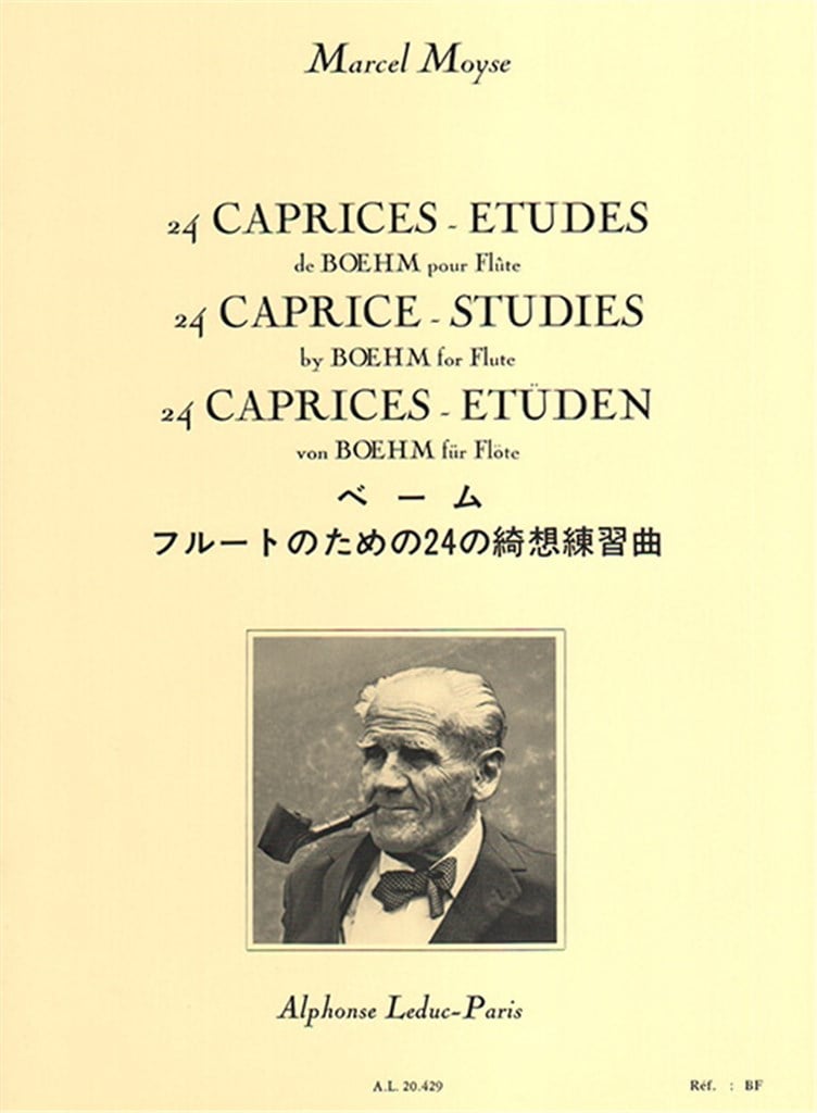 24 Caprices études de Boehm pour flûte