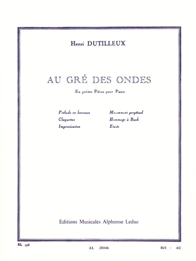 Au Gre Des Ondes