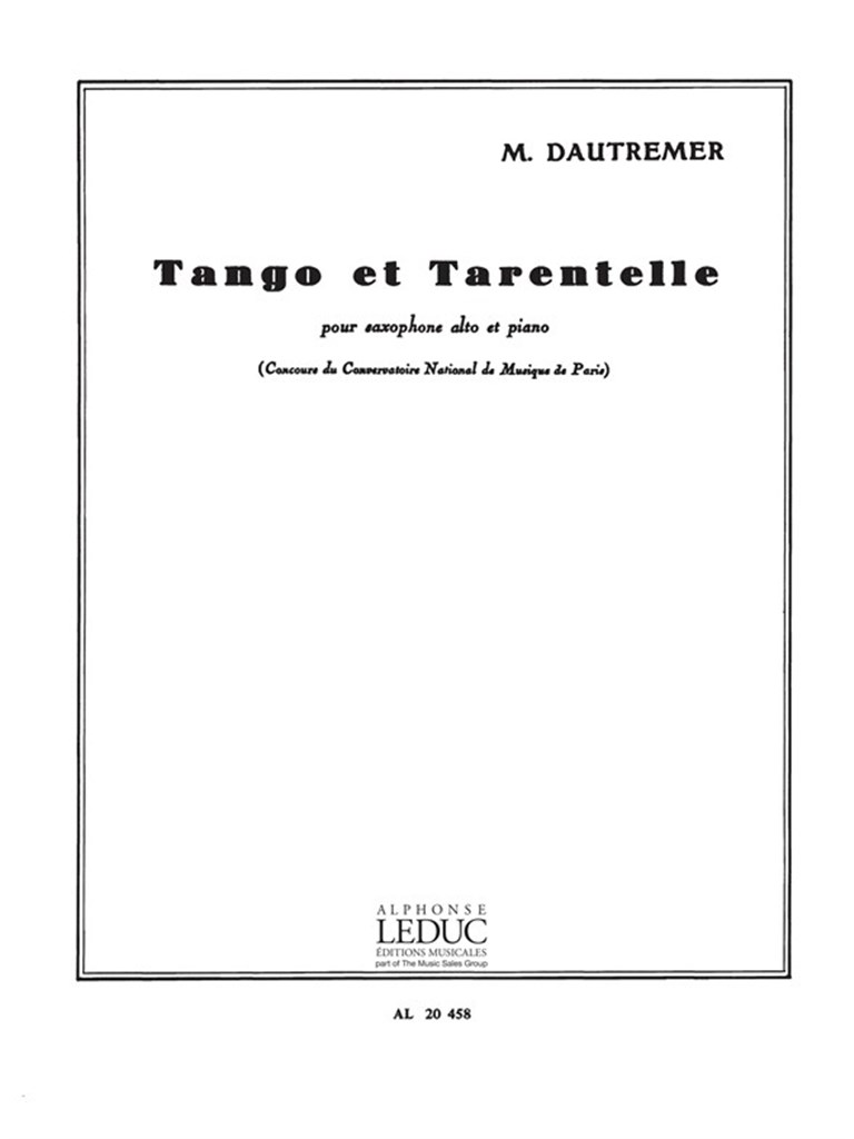 Tango Et Tarentelle