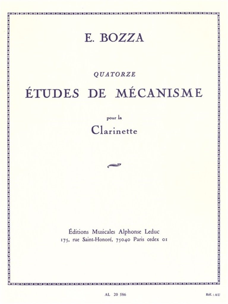 14 Etudes De Mecanisme