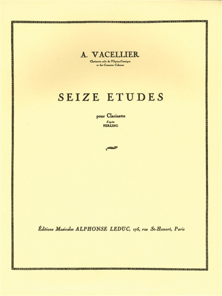 16 Etudes D'Apres Ferling