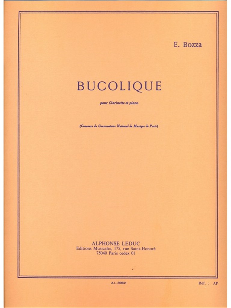 Bucolic for Clarinet and Piano