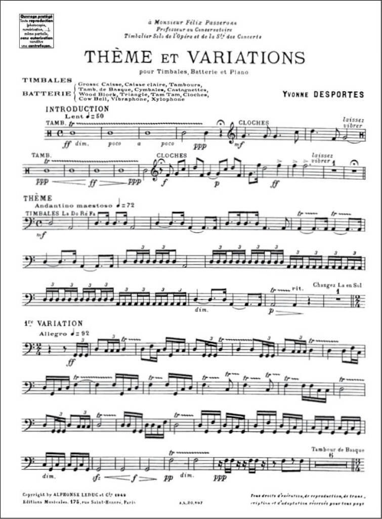 Theme Et Variations