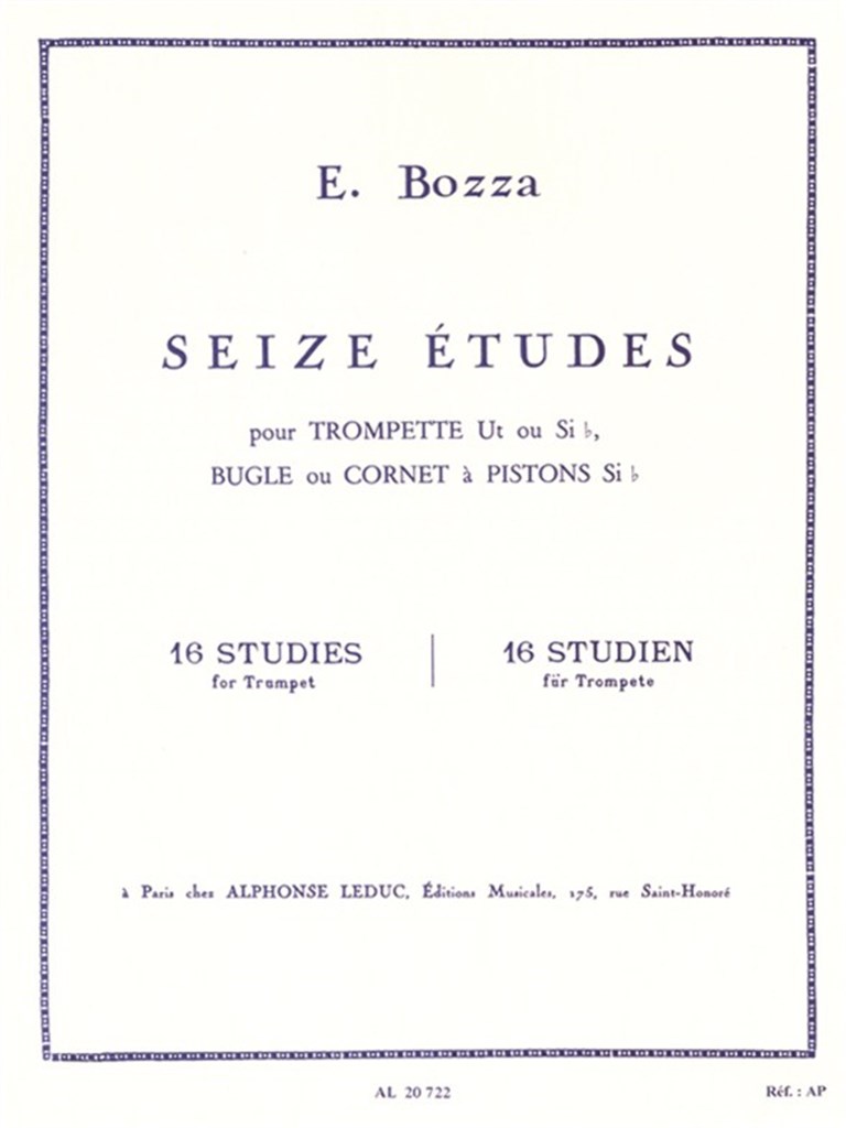 16 Studies, for Trumpet, Bugle or Cornet