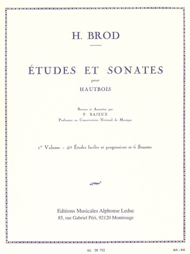 Etudes et Sonates Vol. 1