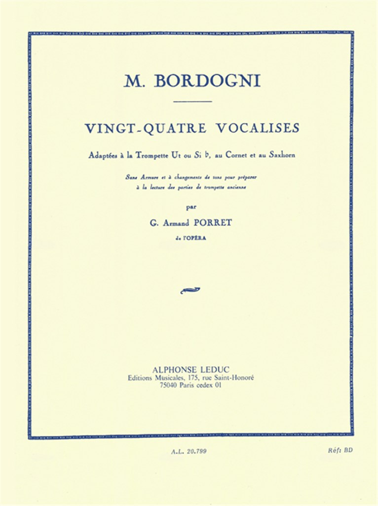 Vocalises(24) ( Porret )