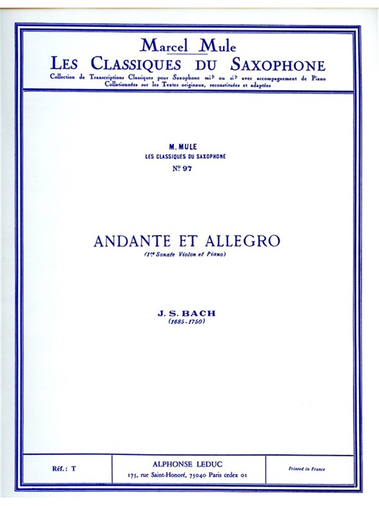 Classique Saxophone Mib N0097