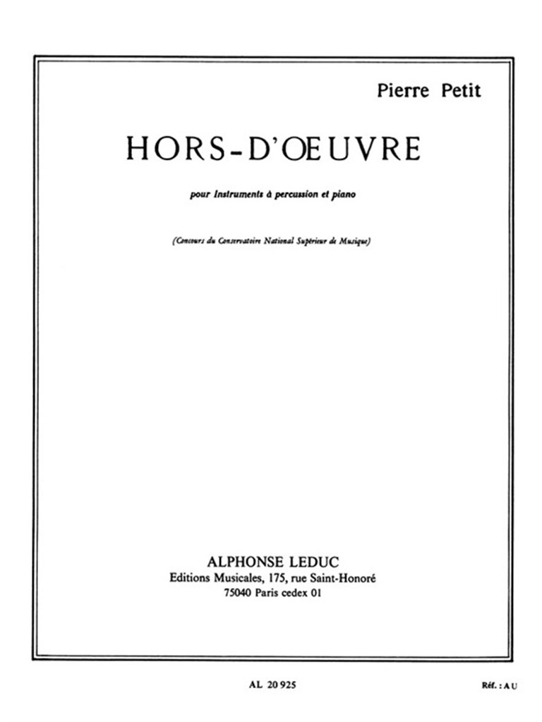 Hors D'Oeuvre