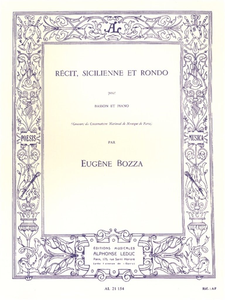 Réçit, Sicilienne et Rondo