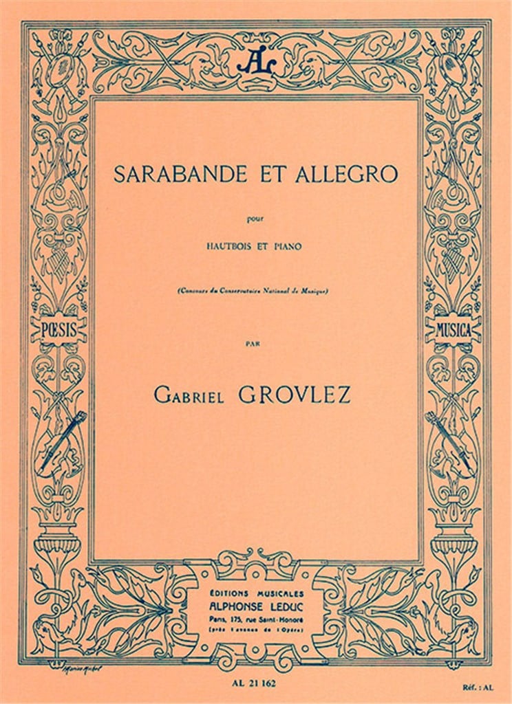 Sarabande et Allegro for Oboe and Piano