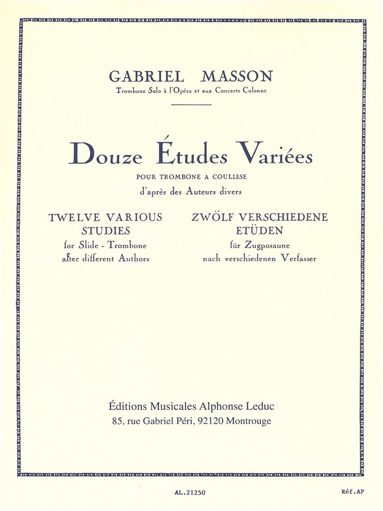 Etudes Variees(12)