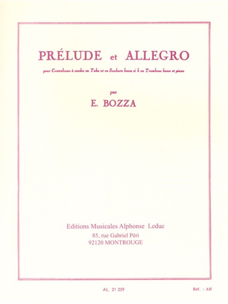 Prelude Et Allegro