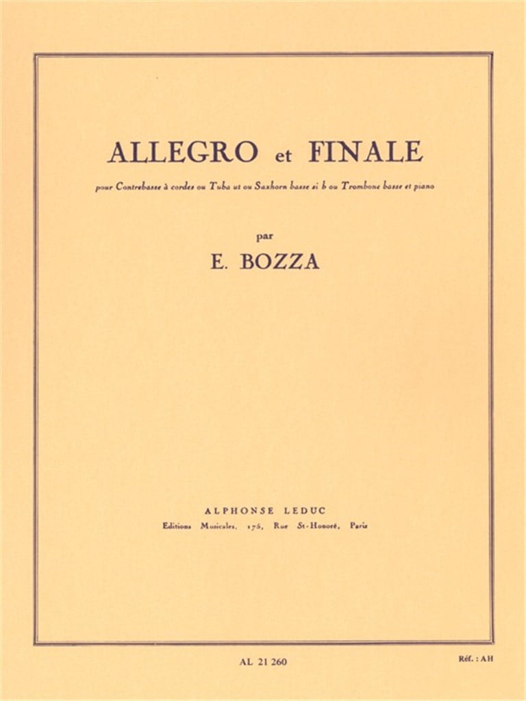 Allegro and Finale