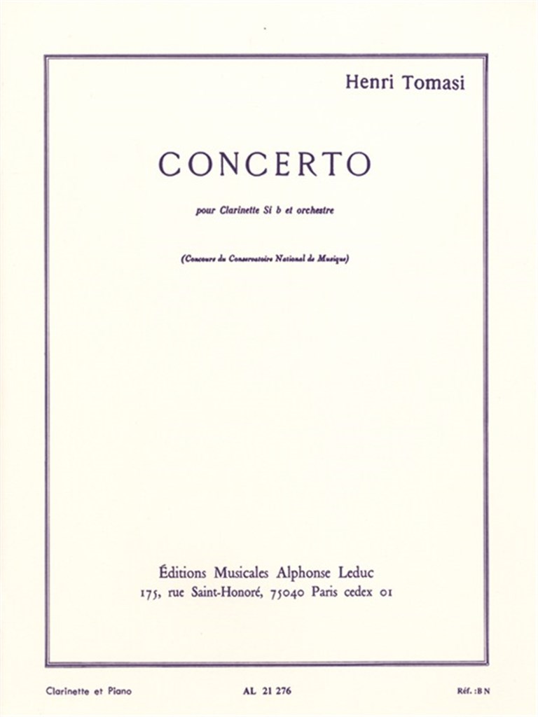 Concerto Bb Clarinet and Orchestra