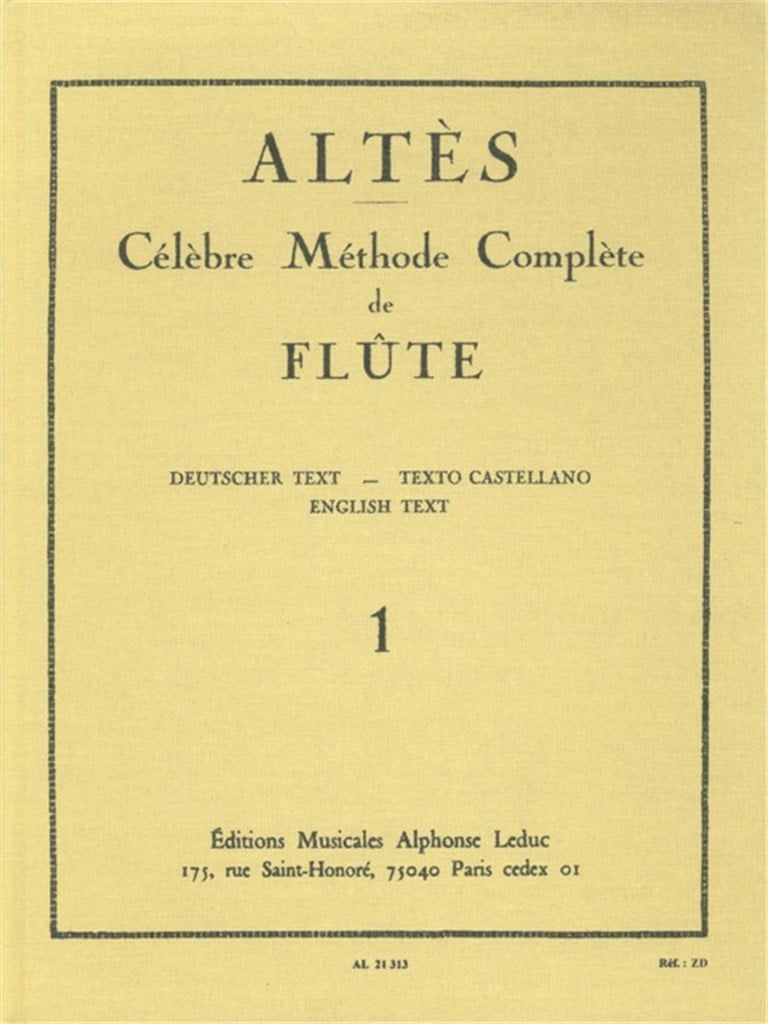 Célèbre méthode complète de flûte , vol. 1
