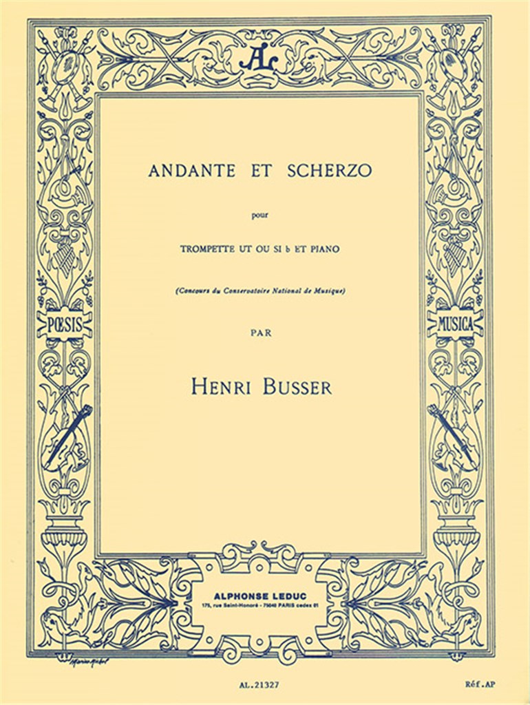 Andante and Scherzo, Op. 44 (Trumpet and Piano)