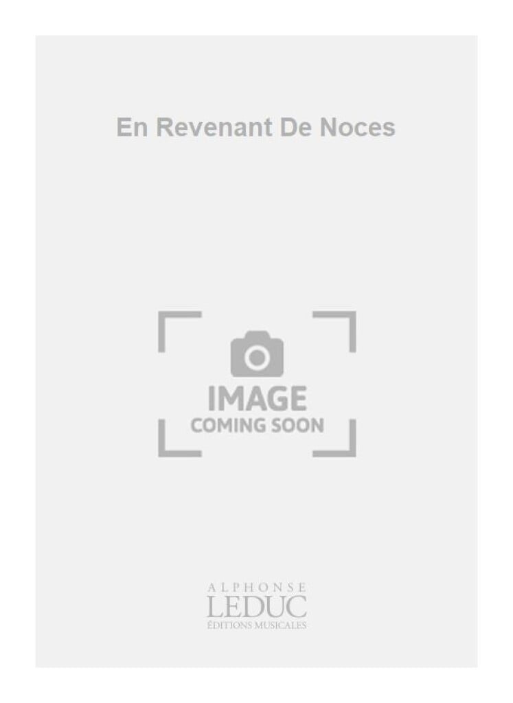 En Revenant De Noces