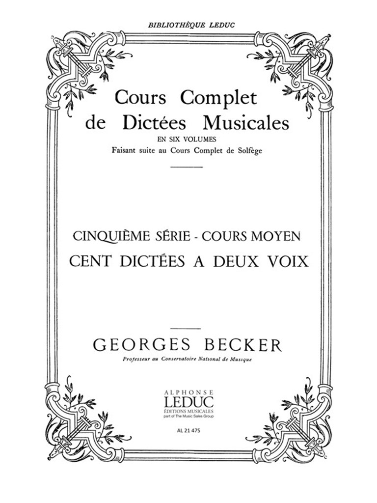 Cours Complet de Dictees Cours Moyen 5eme Serie 2