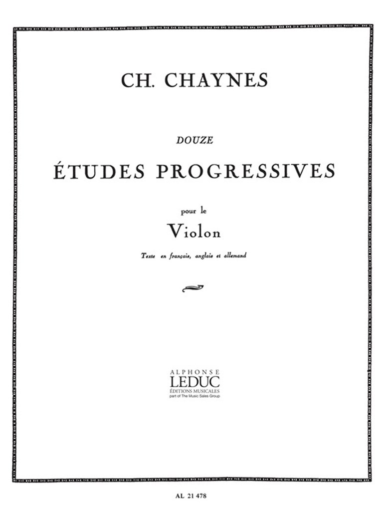 12 Etudes Progressives