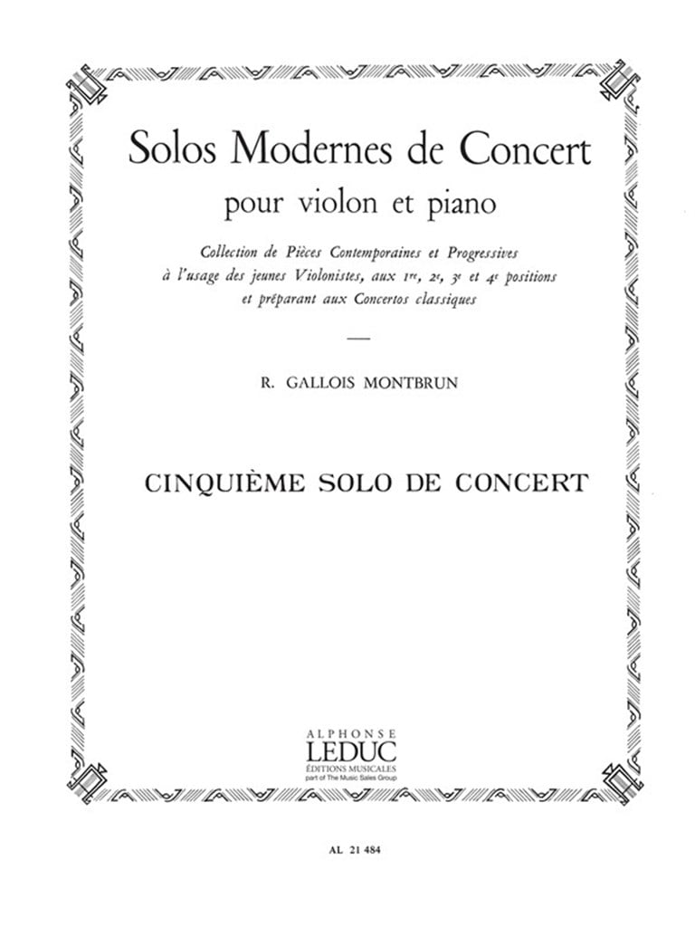 Solo De Concert N05