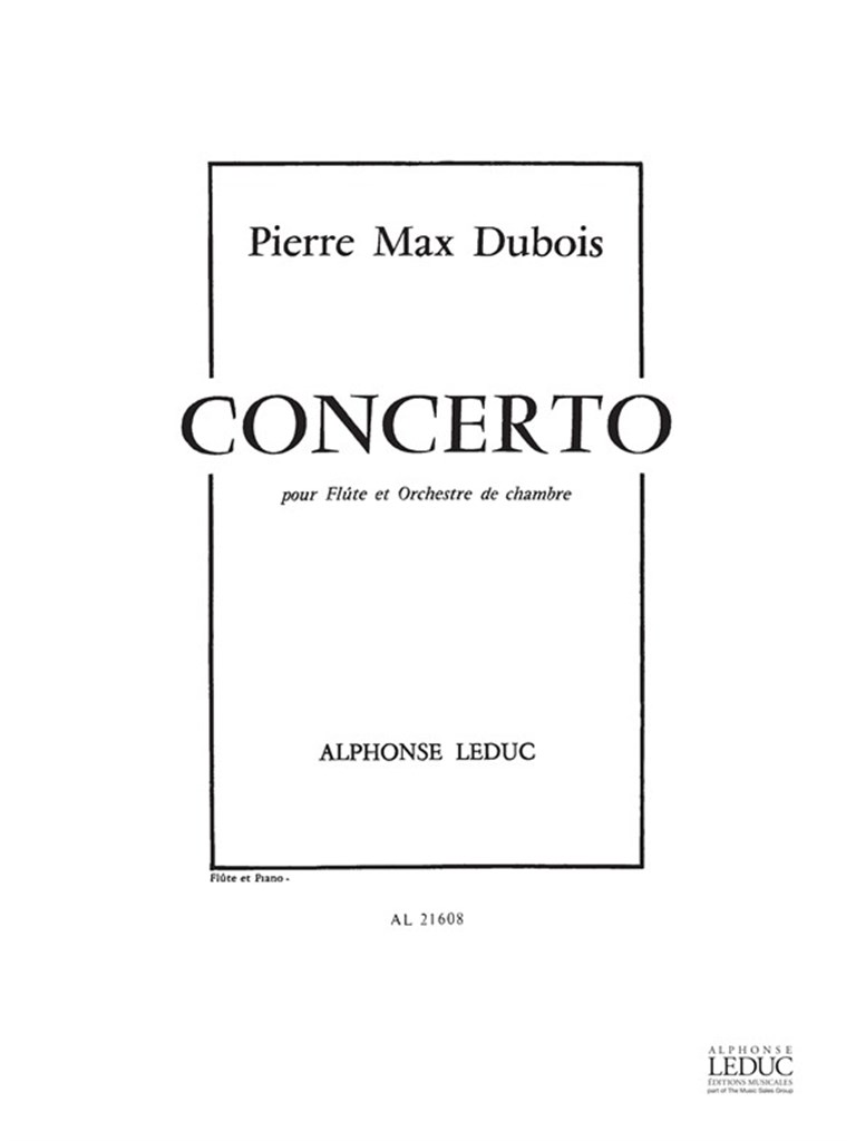 Concerto -Fl.Et Orch.Chambre