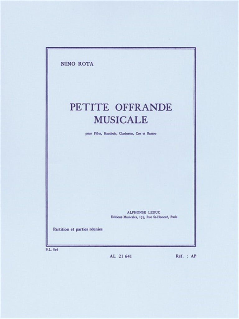 Petite Offrande Musicale