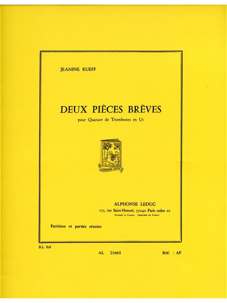 Jeanine Rueff: 2 Pieces breves