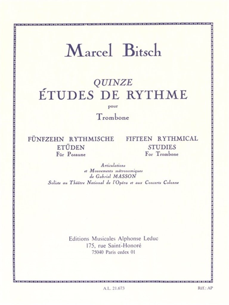 15 Etudes de Rythme