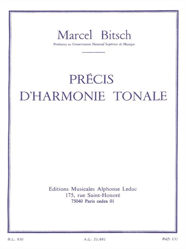 Precise Tonal Harmony