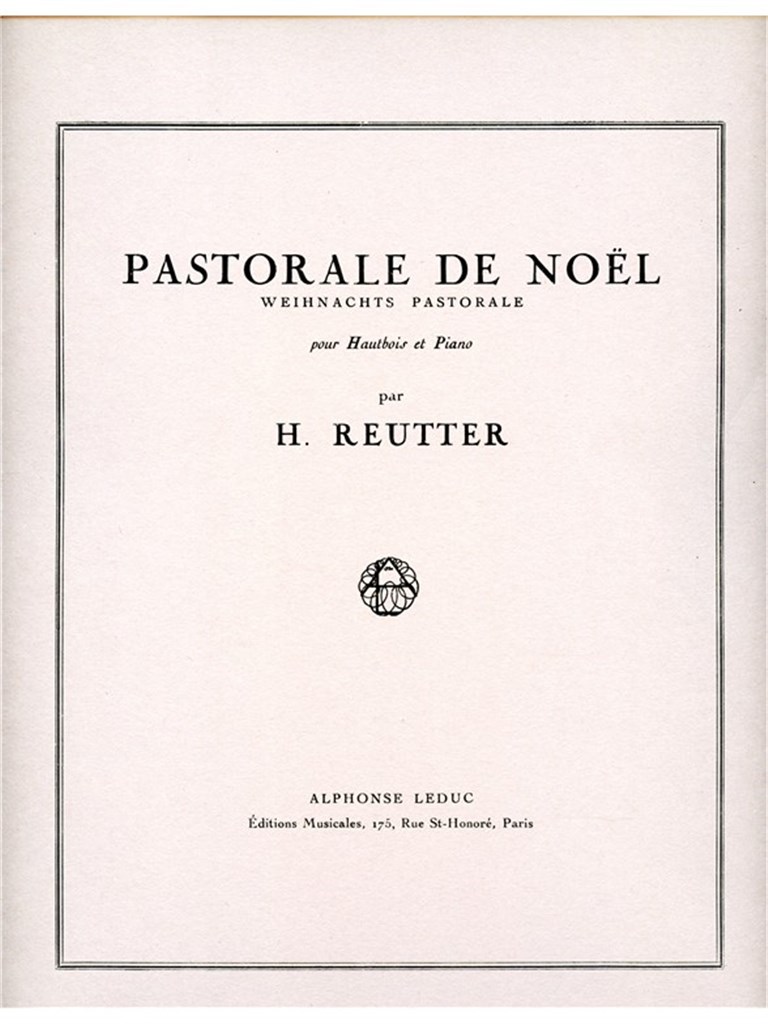 Pastorale De Noel