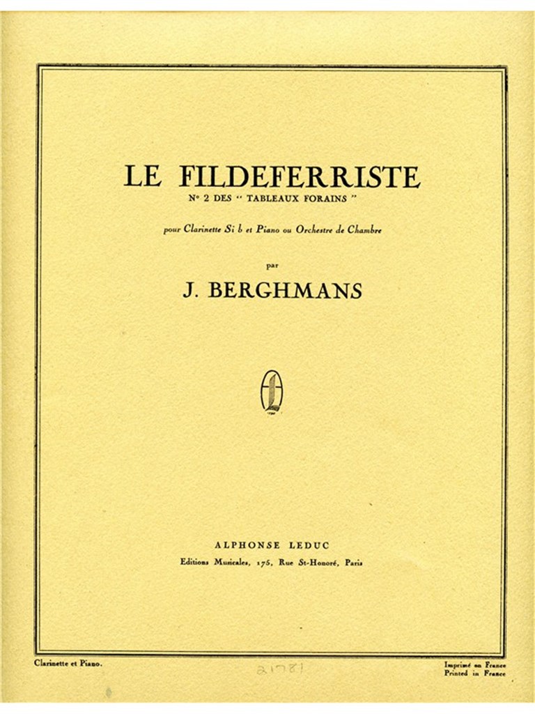 Jose Berghmans: Le Fils de Ferriste