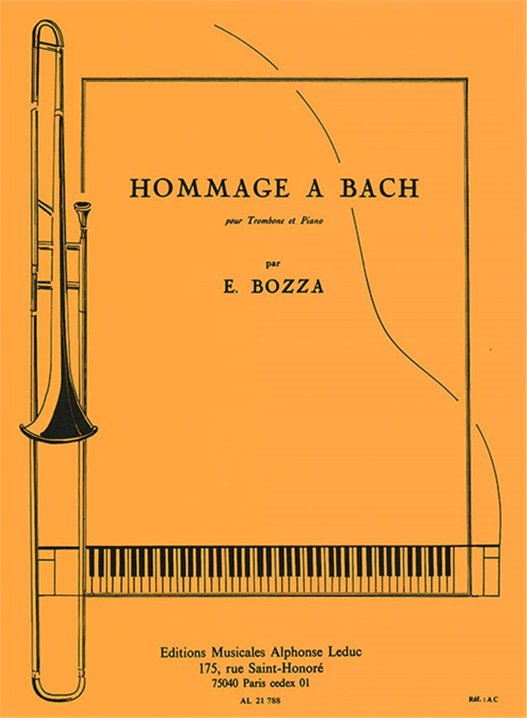 Tribute to Bach, for Trombone and Piano