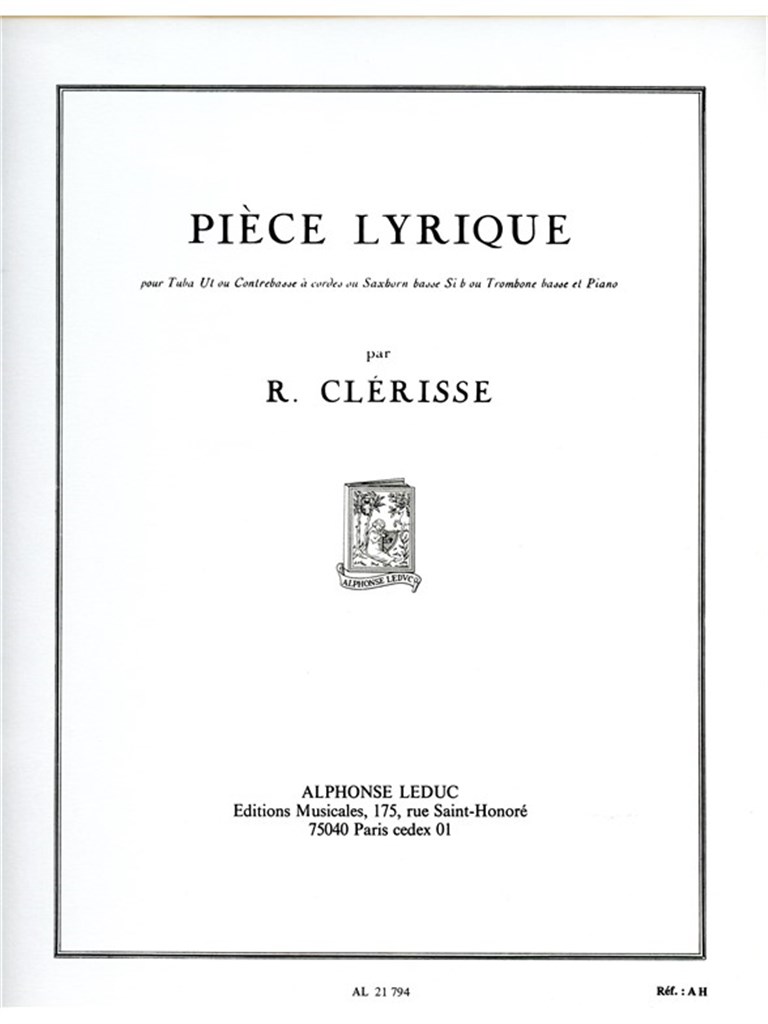 Pièce Lyrique